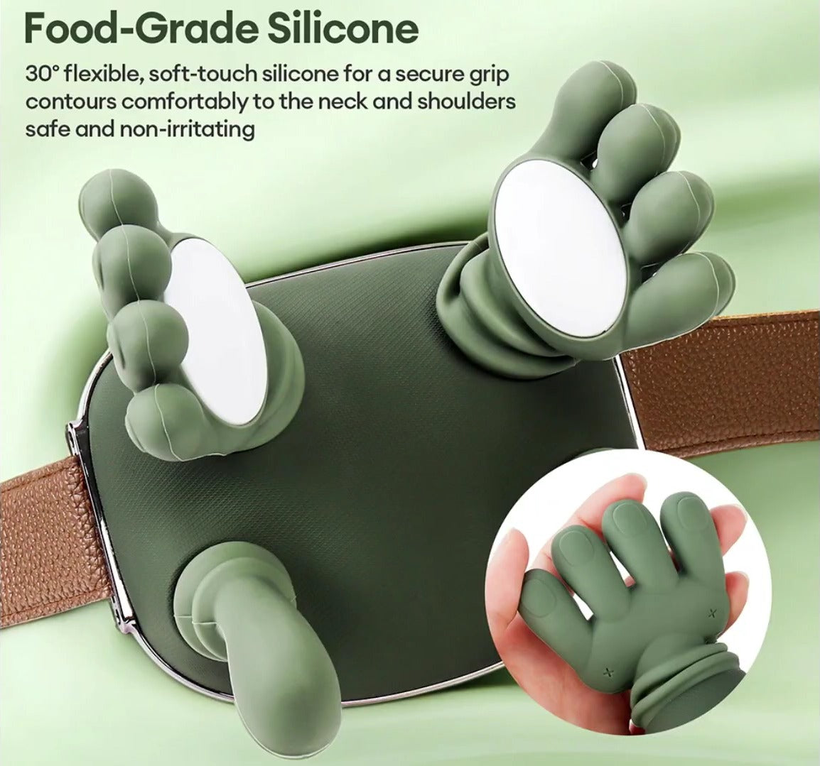 Wireless Portable Shiatsu Neck and Back Massager