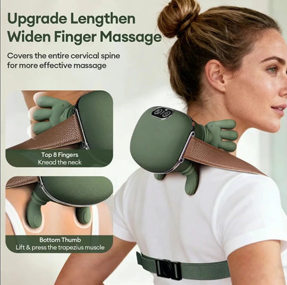 Wireless Portable Shiatsu Neck and Back Massager