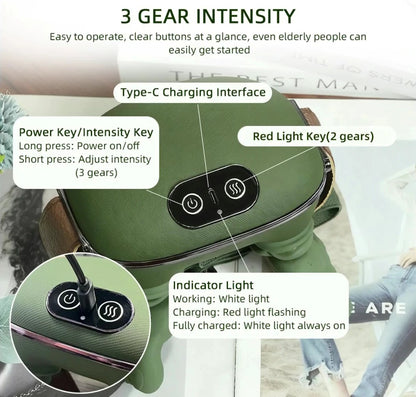 Wireless Portable Shiatsu Neck and Back Massager