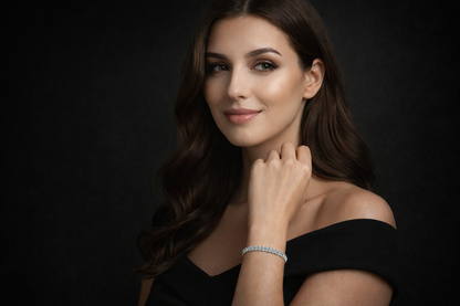 Forever Yours Signature Tennis Bracelet