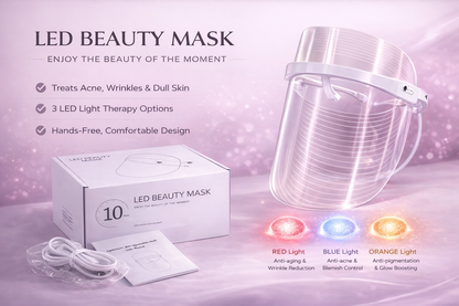 3 in 1 LED Face Mask | For Glowing & Clear Skin