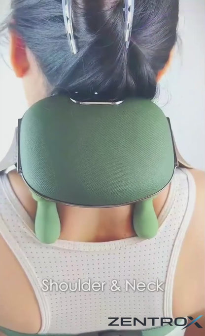 Wireless Portable Shiatsu Neck and Back Massager
